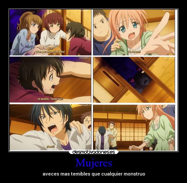 Mujeres - aveces mas temibles que cualquier monstruo