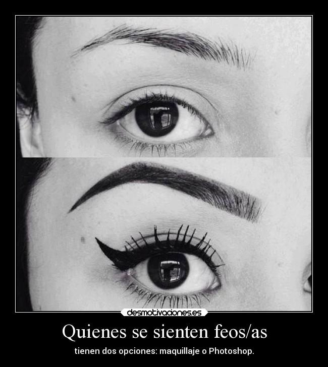 Quienes se sienten feos/as - 