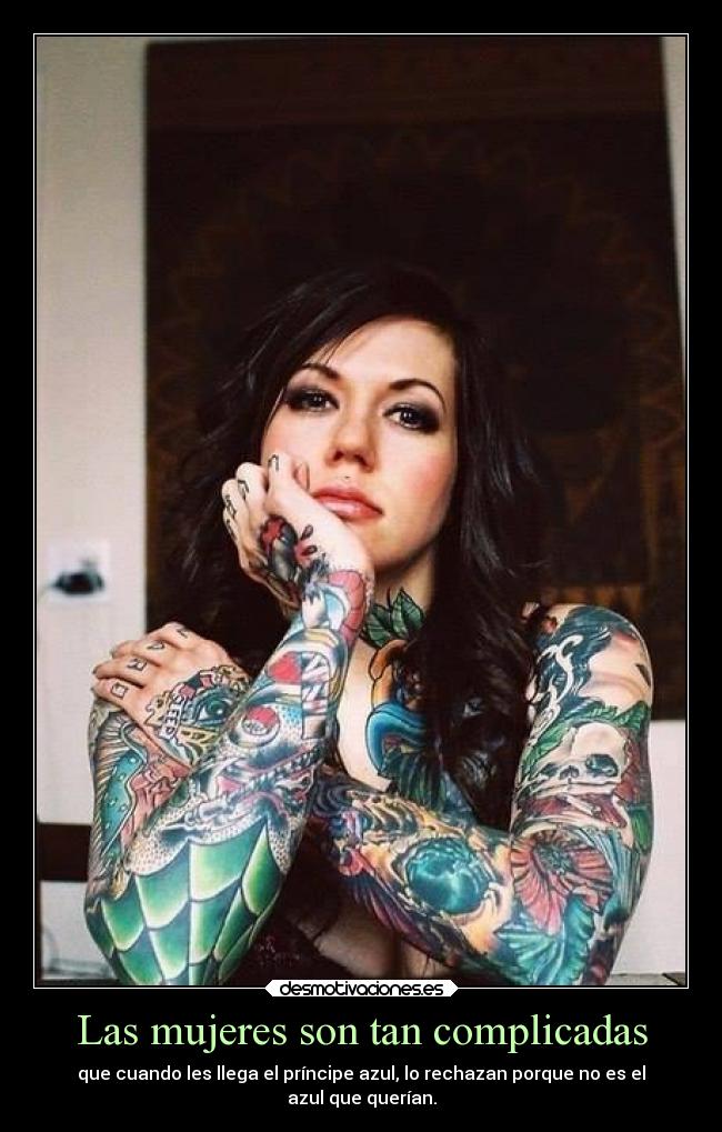 Las mujeres son tan complicadas -
