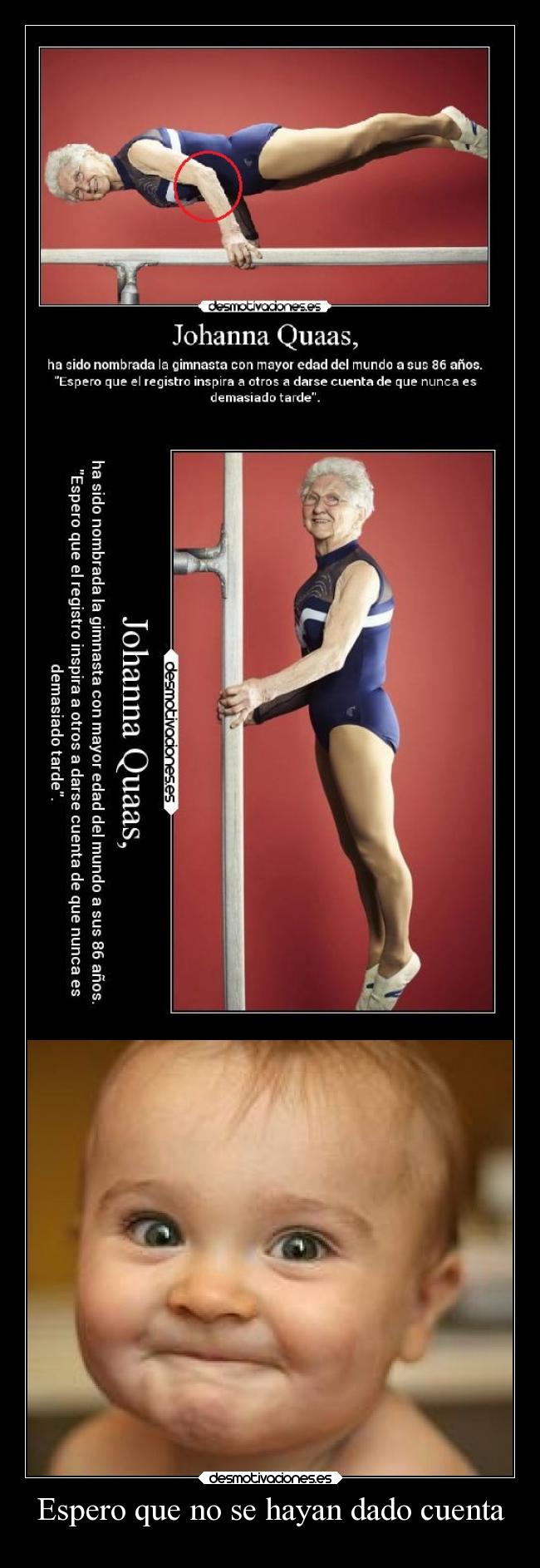 Espero que no se hayan dado cuenta - 