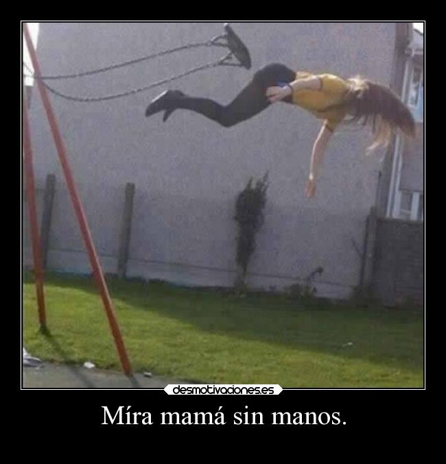 Míra mamá sin manos. -