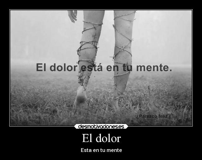 El dolor -