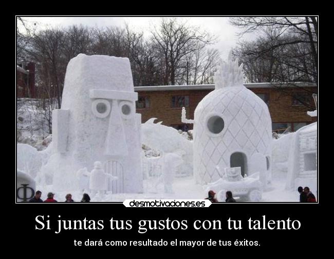 carteles gustos talentos desmotivaciones