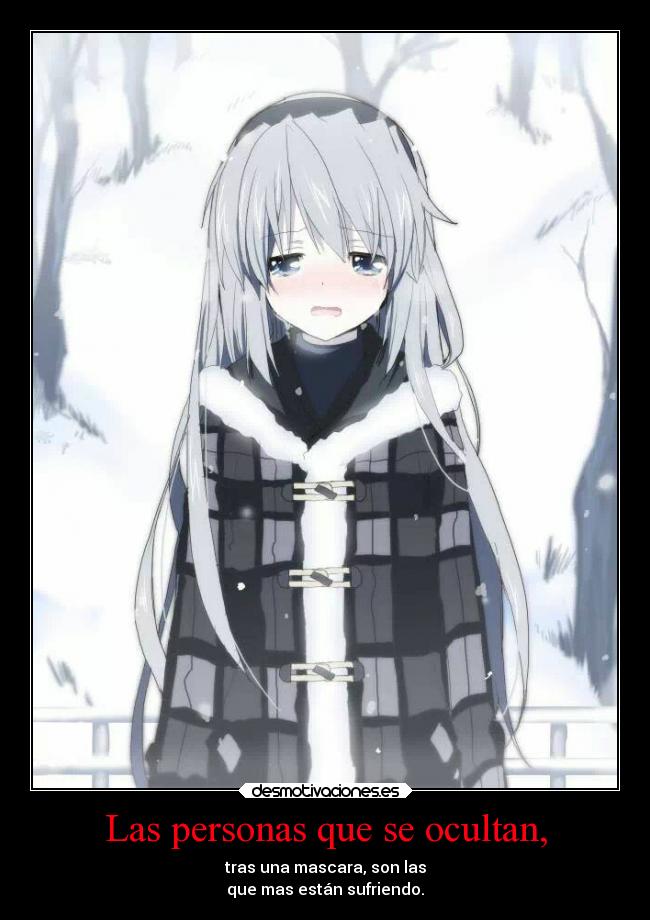 Las personas que se ocultan, -