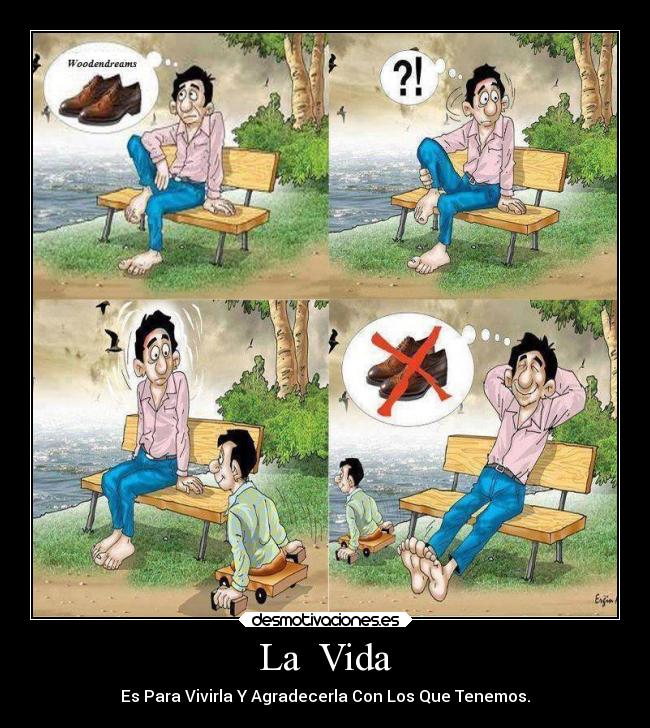 La Vida - Es Para Vivirla Y Agradecerla Con Los Que Tenemos.