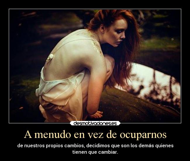 A menudo en vez de ocuparnos - 