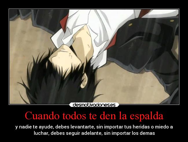 carteles anime madurar vida katekyo hitman reborn hibari kyoya desmotivaciones