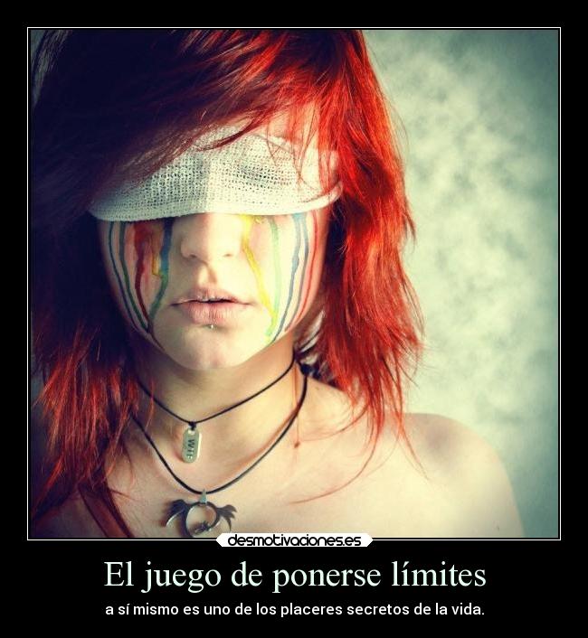 El juego de ponerse límites -