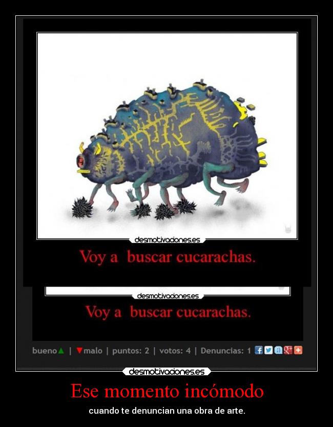 carteles bichito desmotivaciones