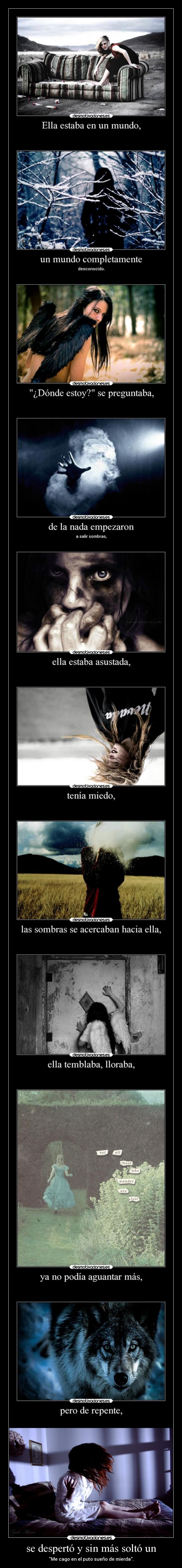 se despertó y sin más soltó un - 