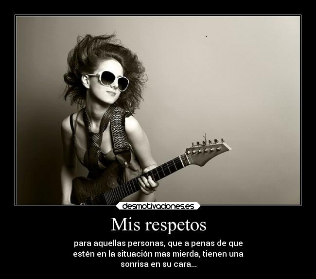 Mis respetos -