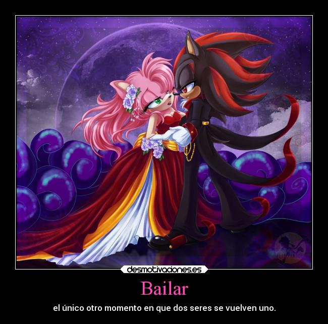 Bailar - el único otro momento en que dos seres se vuelven uno.