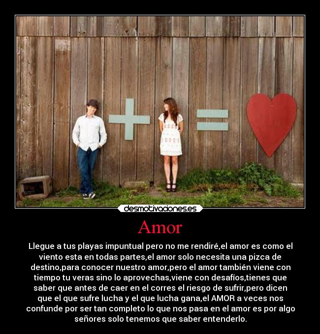 carteles amor amor desmotivaciones