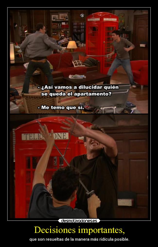 Decisiones importantes, - 