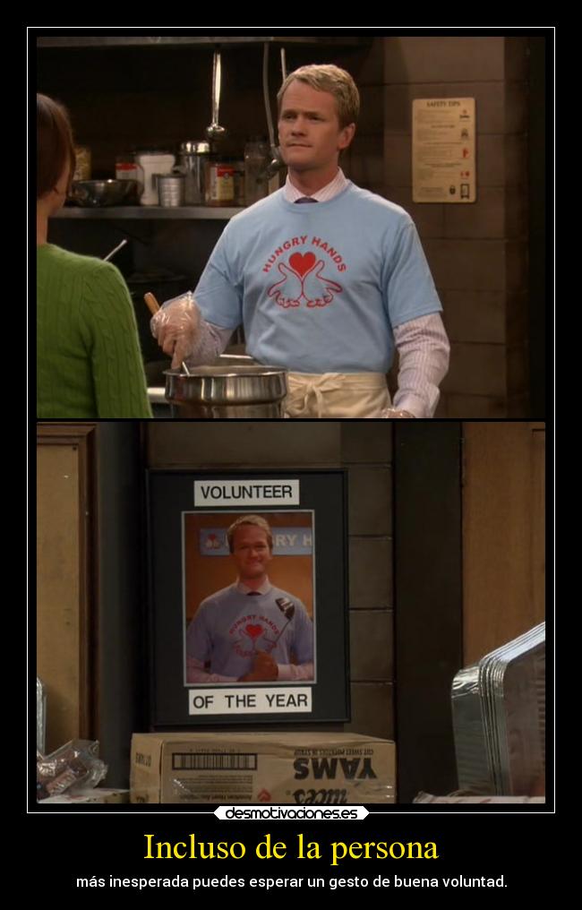 Incluso de la persona -