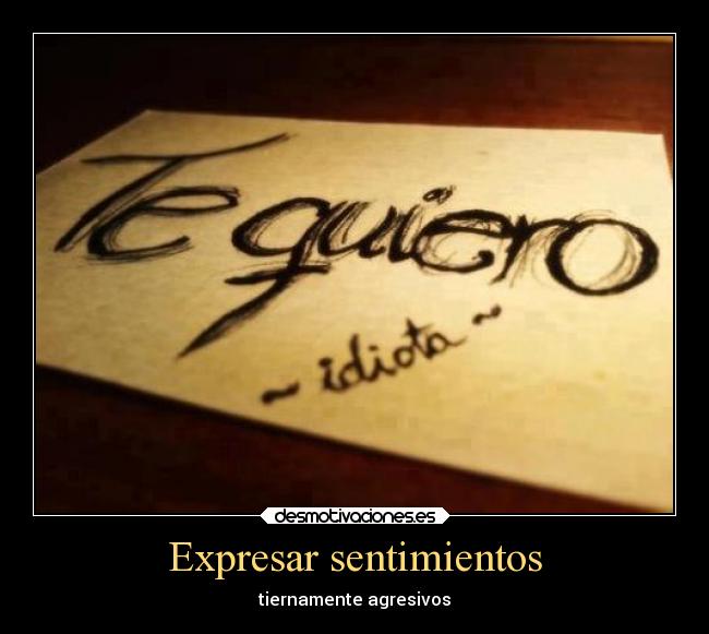 Expresar sentimientos - 