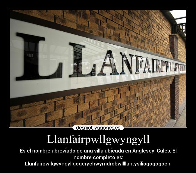 Llanfairpwllgwyngyll - 
