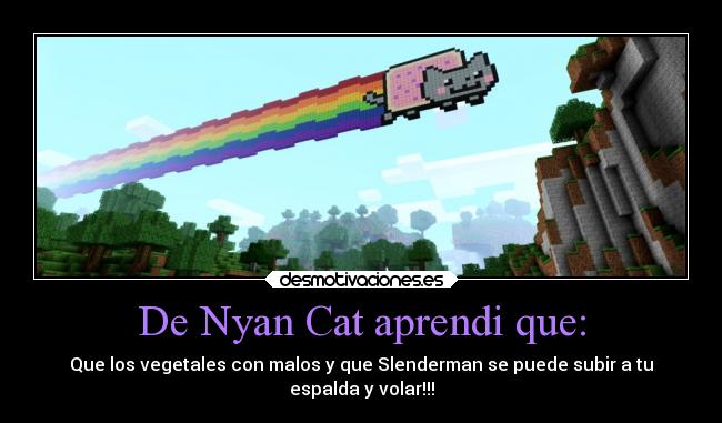 De Nyan Cat aprendi que: - 