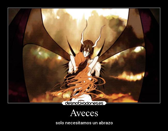 Aveces - solo necesitamos un abrazo