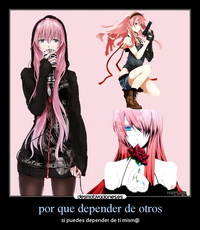 por que depender de otros - 