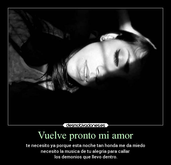 Vuelve pronto mi amor - 