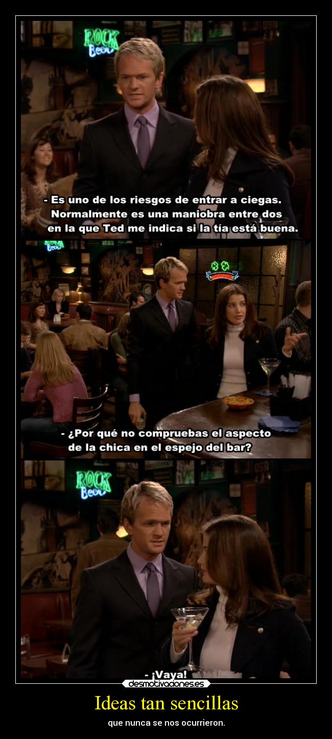 Ideas tan sencillas -