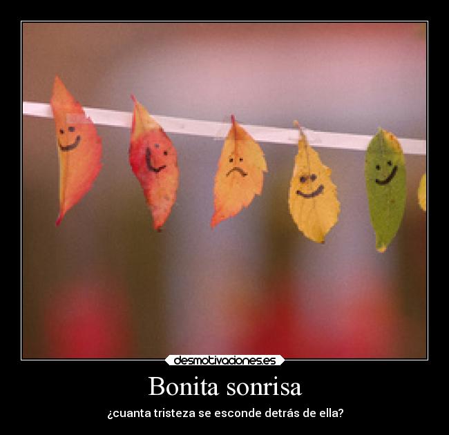 carteles sonrisa sonrisas tristes desmotivaciones