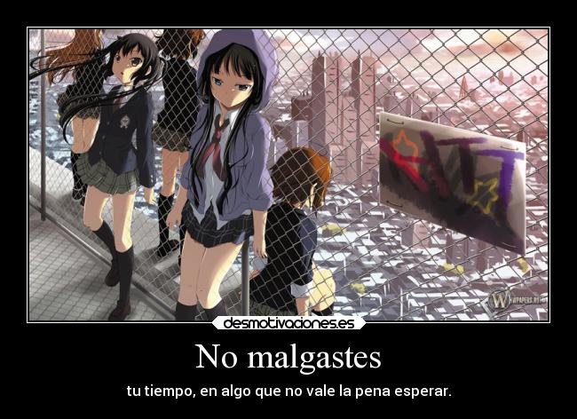 carteles anime kon akiyama mio hirisawa yui nakano azusa taikana ritsu kotobuki tsumugi desmotivaciones