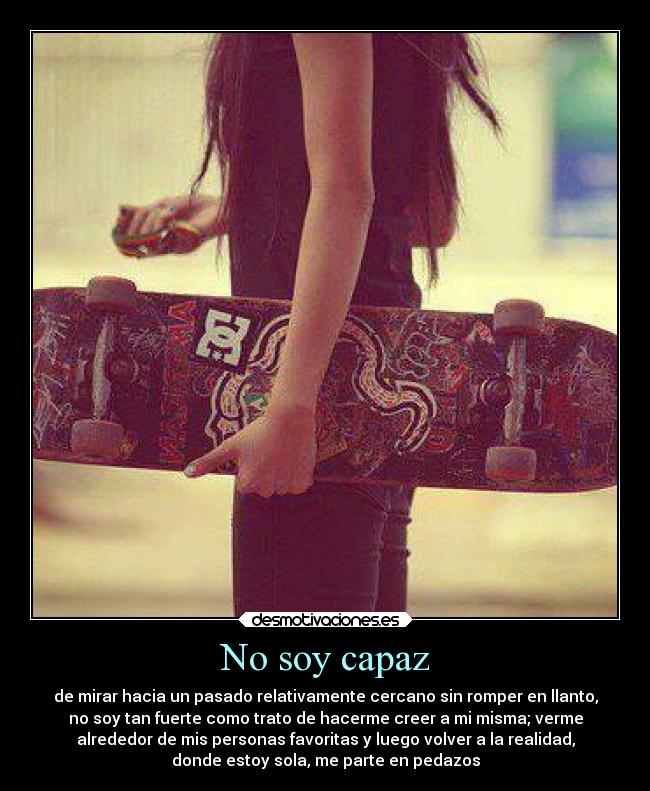 No soy capaz -