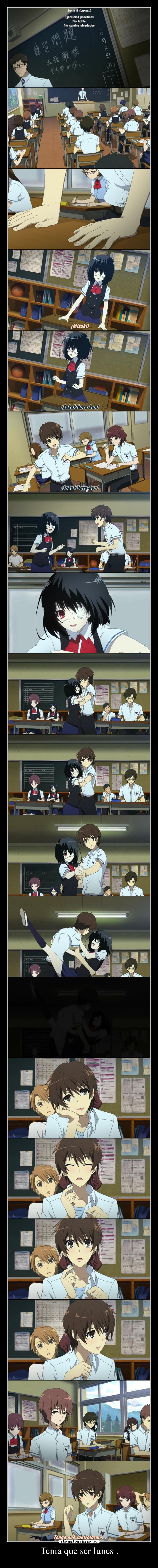 Tenia que ser lunes . - 