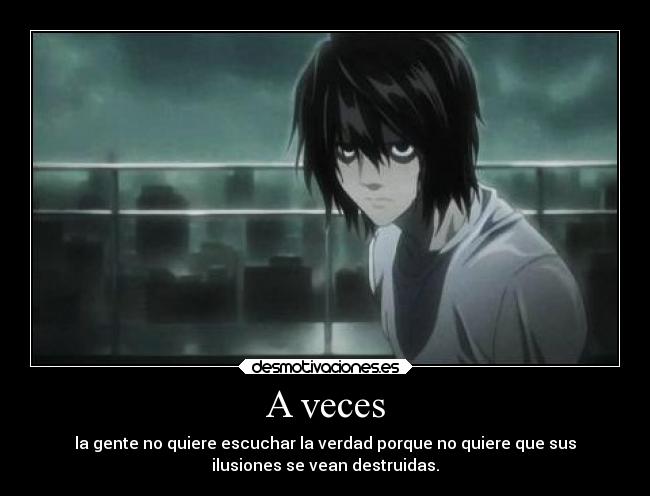 carteles anime death note lawliet desmotivaciones