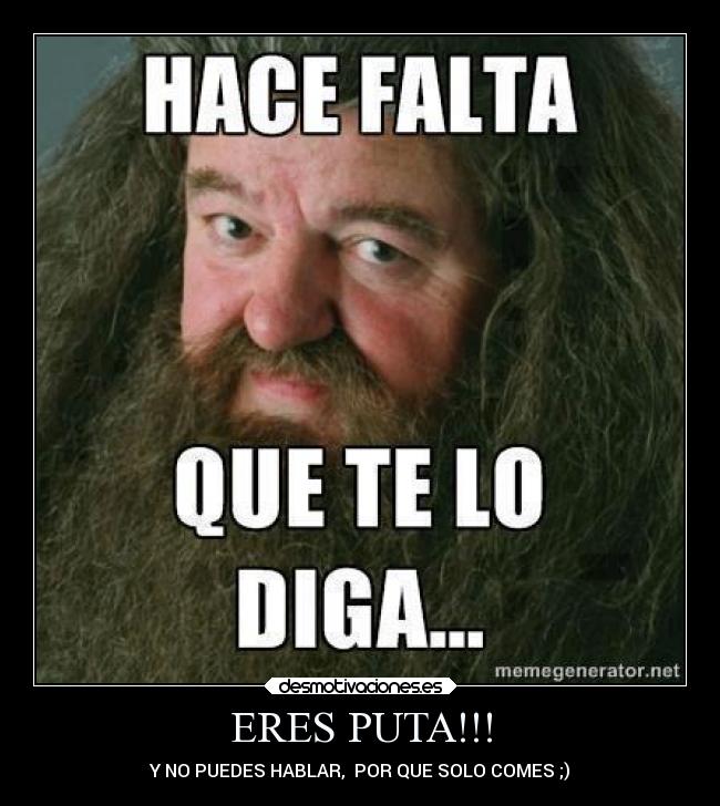 ERES PUTA!!! - 