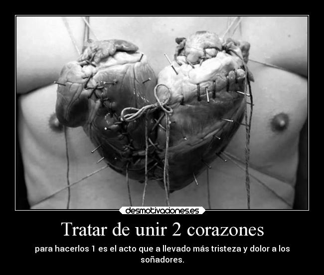 Tratar de unir 2 corazones - 