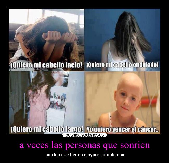 a veces las personas que sonrien - 