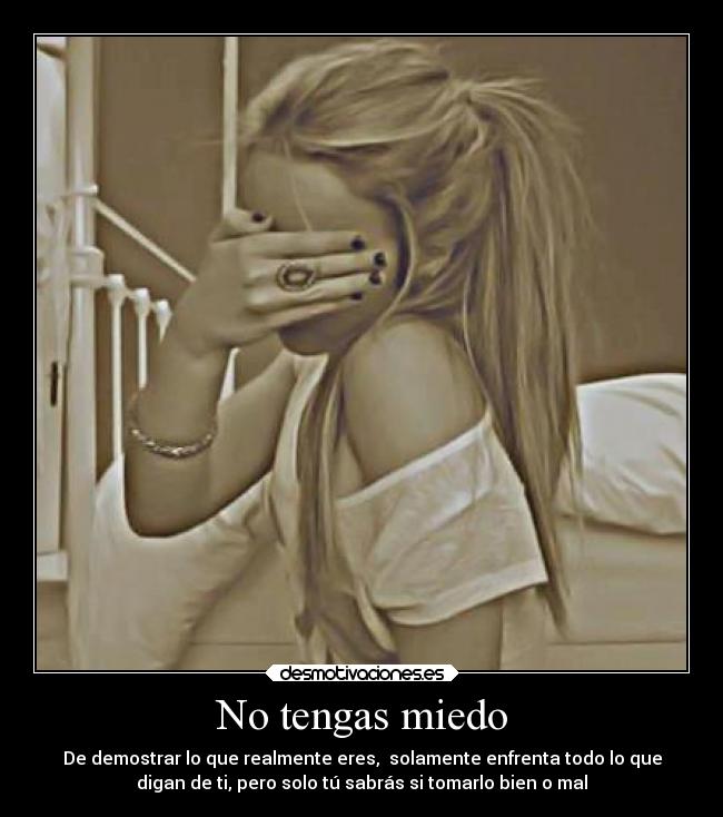 No tengas miedo - 