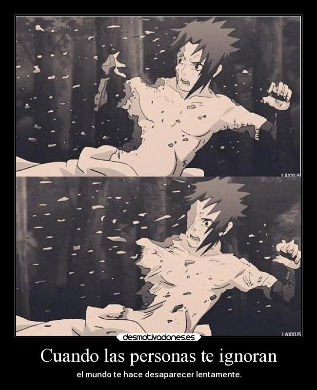 Cuando las personas te ignoran -