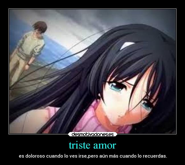 triste amor -