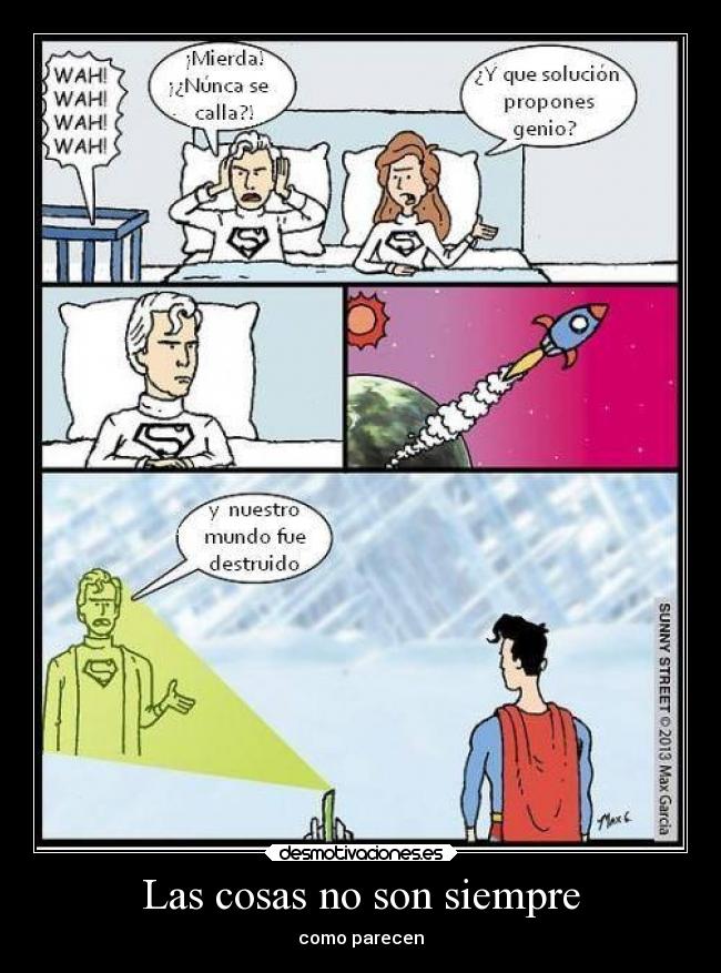 Las cosas no son siempre - como parecen