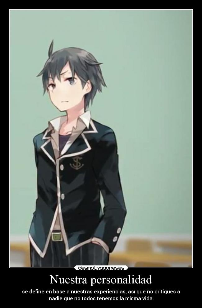 Nuestra personalidad - 