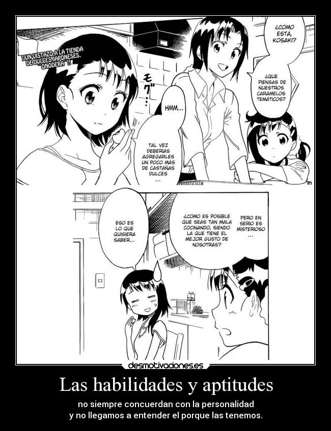 carteles anime habilidad aptitud raro ventaja personalidad llegar entender tener sueno raptorhunters manga desmotivaciones