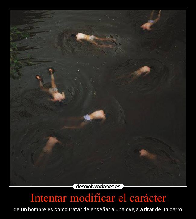 Intentar modificar el carácter -