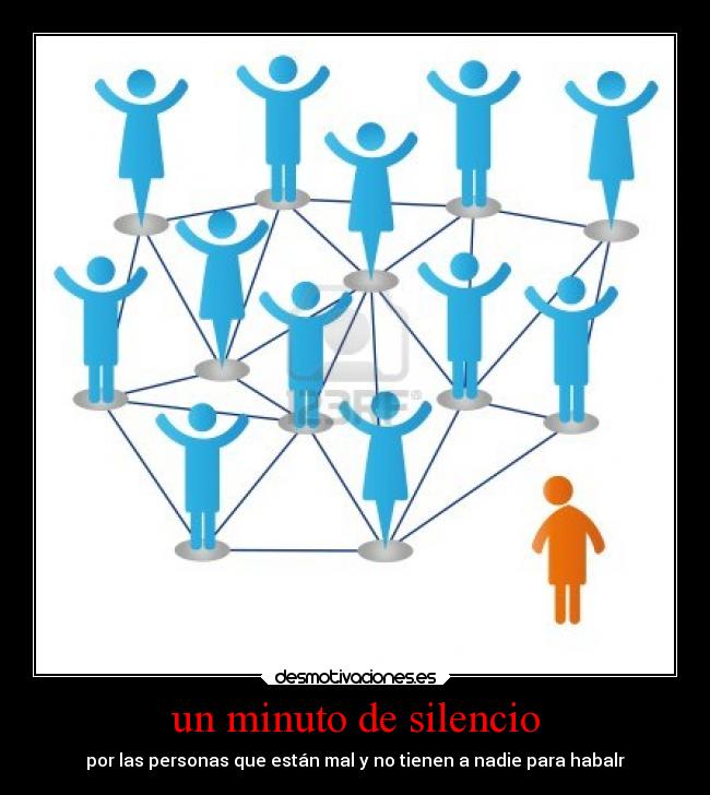 un minuto de silencio -