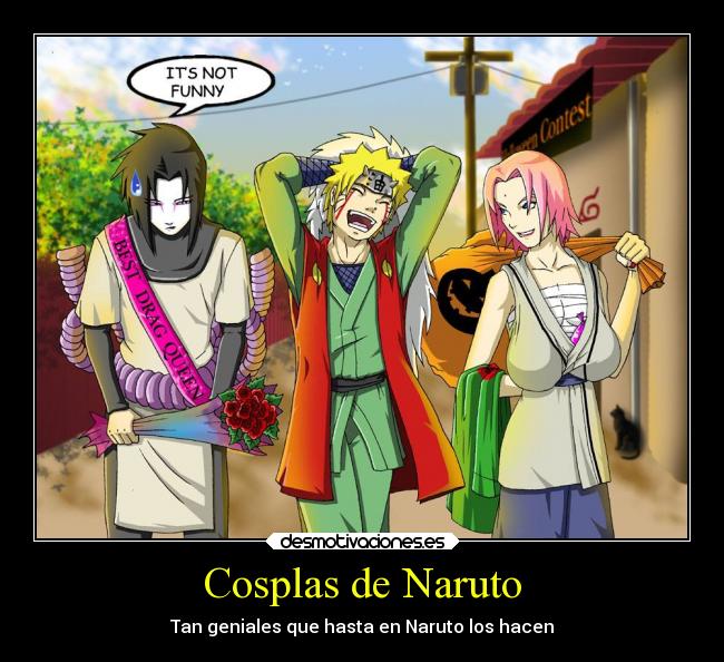 Cosplas de Naruto - Tan geniales que hasta en Naruto los hacen