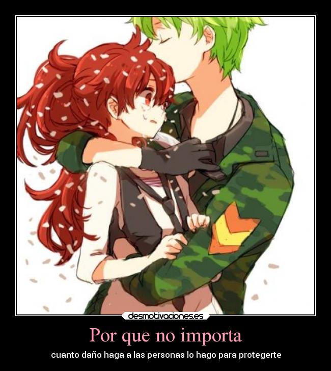 Por que no importa - cuanto daño haga a las personas lo hago para protegerte