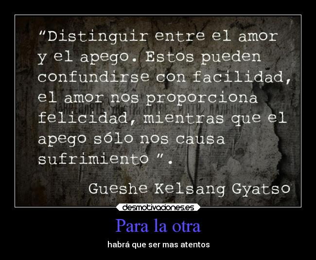 Para la otra - 
