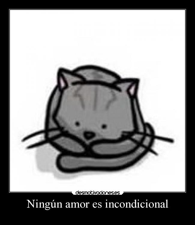 Ningún amor es incondicional -