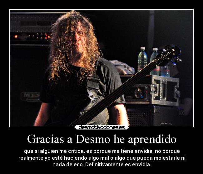 Gracias a Desmo he aprendido -