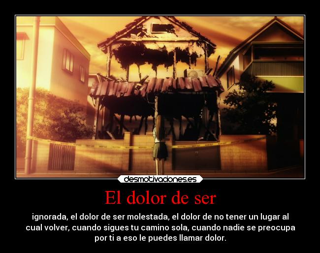 El dolor de ser -
