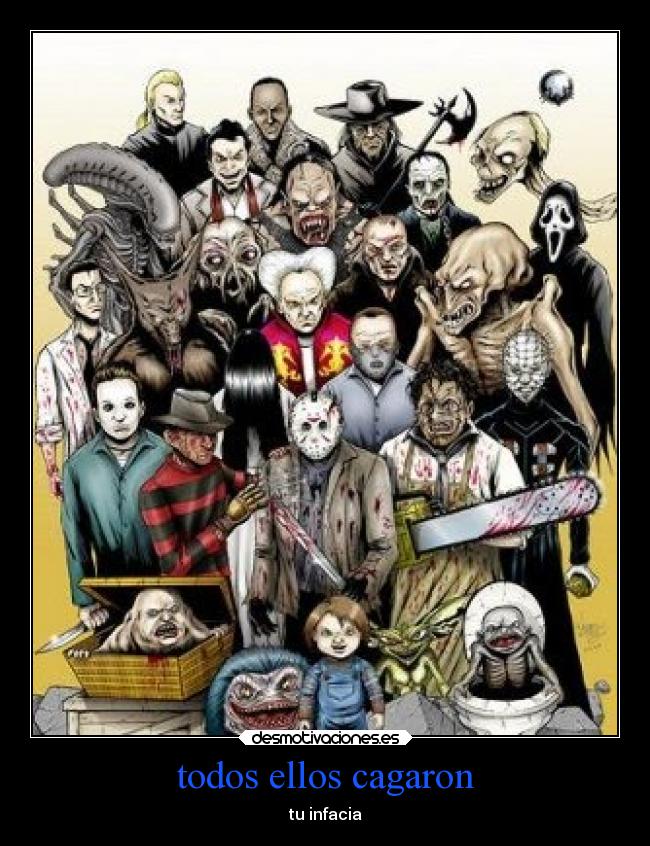 todos ellos cagaron -