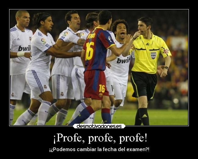 ¡Profe, profe, profe! - 